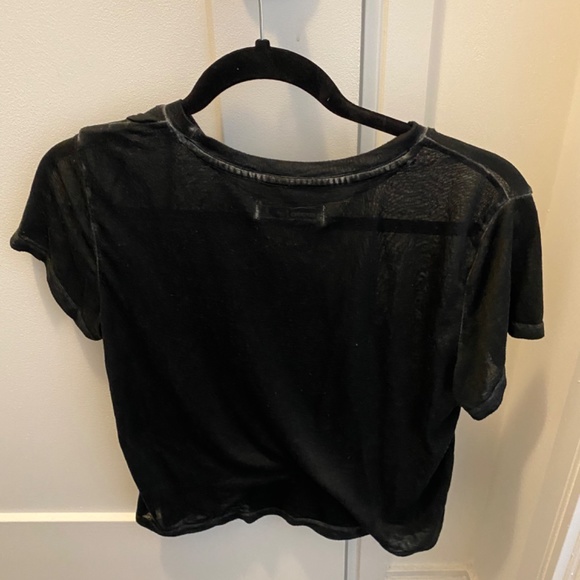 Abercrombie and Fitch Sheer T-shirt Size Small - Picture 2 of 2
